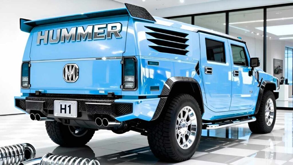 Hummer H2 púrpura modificado: SUV de lujo con estilo exclusivo